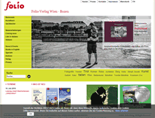 Tablet Screenshot of folioverlag.com